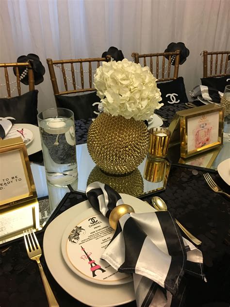 chanel centerpieces